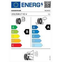 GOODYEAR 205/50R17 Goodyear 93V EFFIGRIP PERF 2 XL