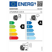 GOODYEAR 275/60R20 115H EFFICIENTGRIP 2 SUV