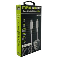MAX MOBILE D.KABL LIGHTNING-TYPE C MFI KEVLAR 65W 1,2m W