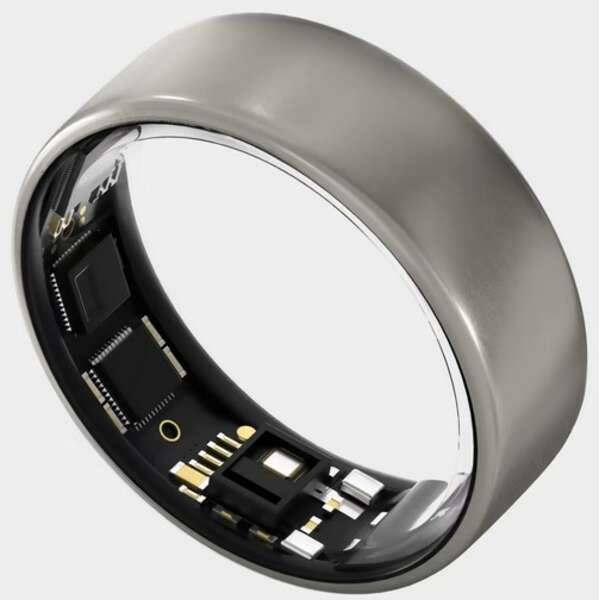 ULTRAHUMAN Ring Air - Size 07 Raw Titanium
