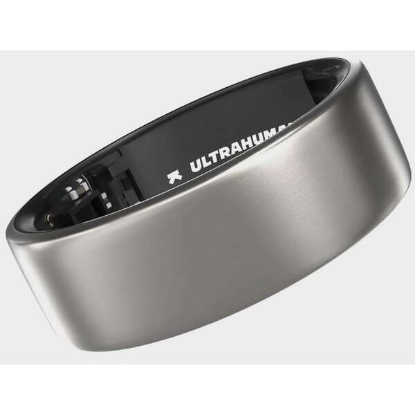 ULTRAHUMAN Ring Air - Size 07 Raw Titanium