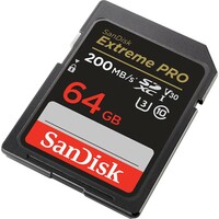 SANDISK SDHC 64GB Extreme Pro 200MB/s UHS-I Cass10 U3 V30