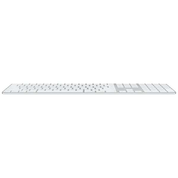 APPLE Magic Keyboard 2024 w Touch ID and NUM Keypad - INT English - White Keys mxk73z/a