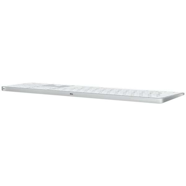 APPLE Magic Keyboard 2024 w Touch ID and NUM Keypad - INT English - White Keys mxk73z/a