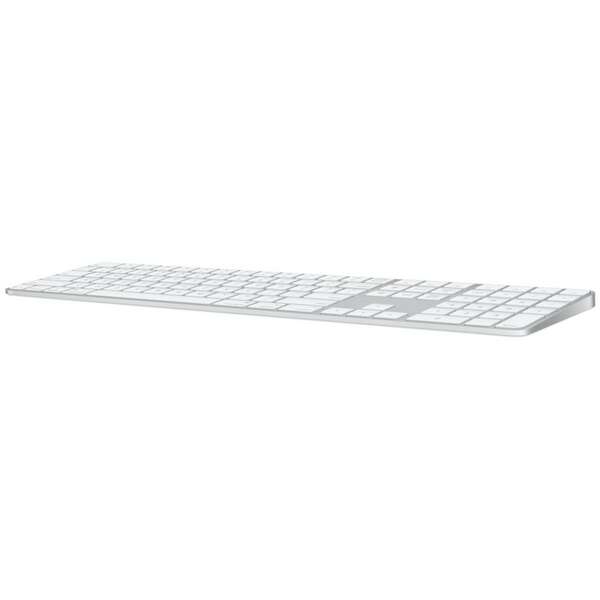 APPLE Magic Keyboard 2024 w Touch ID and NUM Keypad - INT English - White Keys mxk73z/a