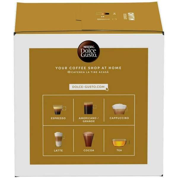 Dolce Gusto Nescafe DG Milano 16cap 99,2g
