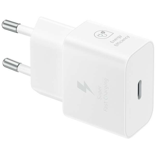 SAMSUNG 25W Power Adapter USB-C + Cable White EP-T2510-XWE