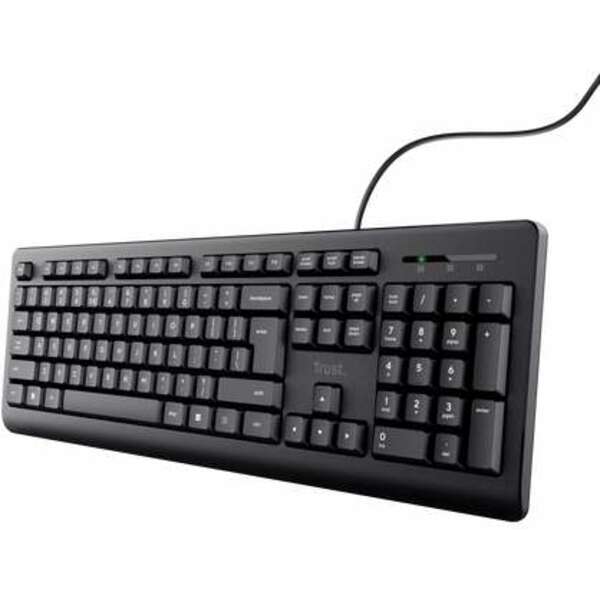 TRUST Basic tastatura US crna