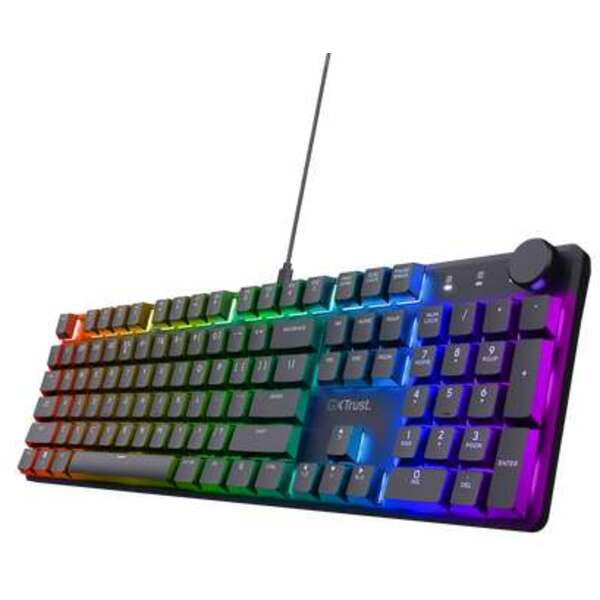 TRUST GXT866 TORIX gaming tastatura US crna