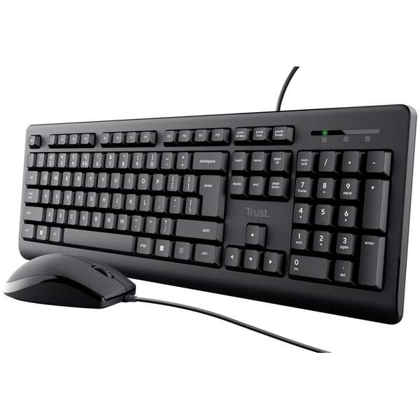 TRUST Primo tastatura + mis SRB crna