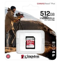 KINGSTON SDR2V6 512GB 512GB SDXC UHS-II 280R/150W U3 V60 
