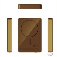 APOLLON Power bank 10000mAh 15W Wireless Gold