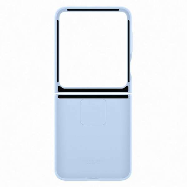 SAMSUNG Galaxy Z Flip6 Silicone Case with Ring Blue EF-PF741-TLE