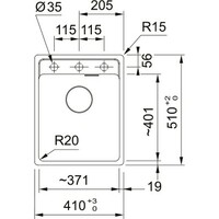 FRANKE MARIS MRG 610-37 TL A 114.0659.123
