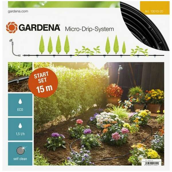 GARDENA Kap po kap set za navodnjavanje biljaka u redu 15m