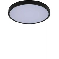 RABALUX Alenzo, LED plafonjera crni prsten, IP44 zaštita, 18W, DIP Switch 3000-4000-6000K, precnik 30cm