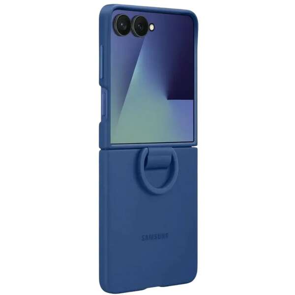 SAMSUNG Galaxy Z Flip7 Ring Case Silicone Blue EF-PF766-TNE