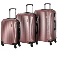 ENOVA SEVILLA ABS set kofera 3/1 sa 4 tockica rose gold 
