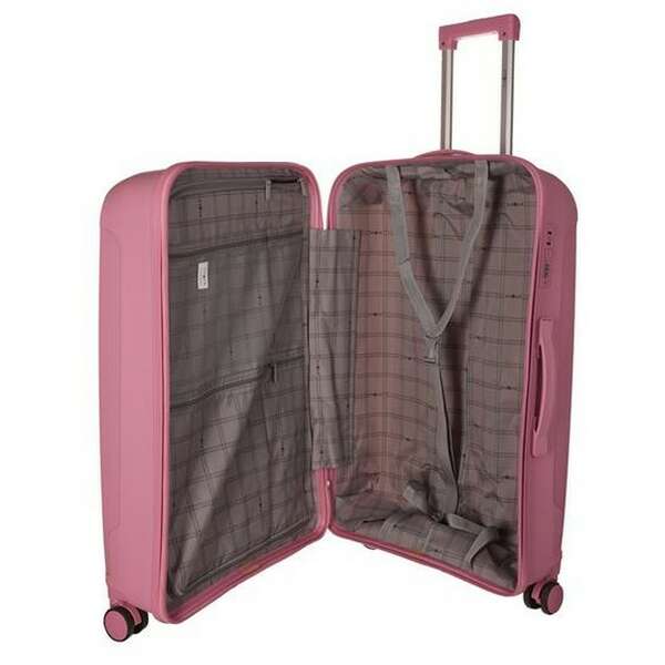 ENOVA TOKYO Set kofera 3/1 sa 4 tockica pink