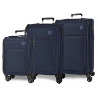MOVOM ATLANTA Set kofera 3/1 sa 4 tockica teget 