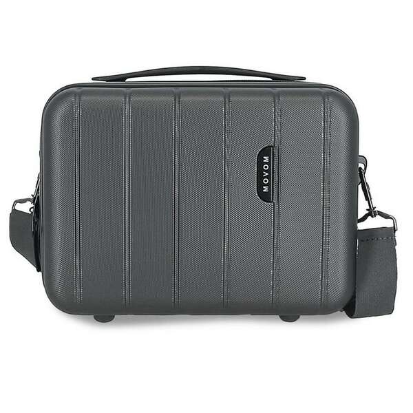 MOVOM WOOD ABS Beauty case siva