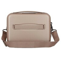MOVOM WOOD ABS Beauty case roze zlatna 