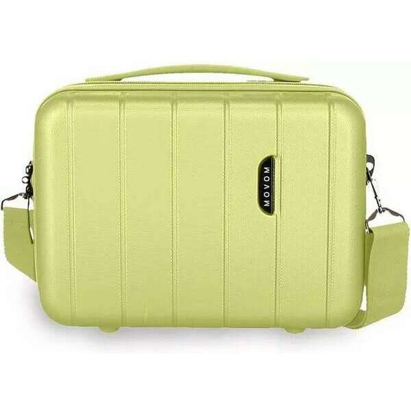 MOVOM WOOD ABS Beauty case zelena