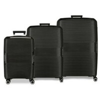 MOVOM INARI PP Set kofera 3 / 1 sa 4 tockica crna