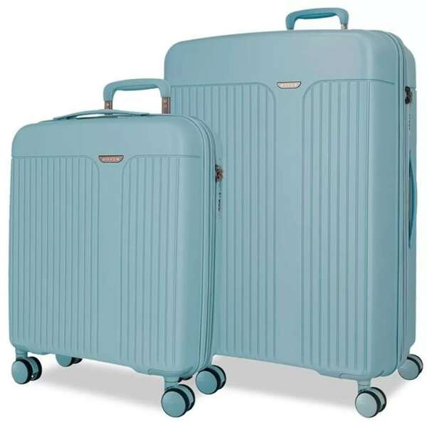 MOVOM NEW TRENDY PP Set kofera 2/1 sa 4 tockica plava