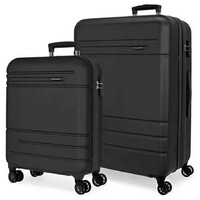 MOVOM GALAXY ABS Set kofera 2 / 1 sa 4 dupla tockica crna   