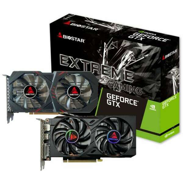BIOSTAR GTX 1660 TI 6GB DDR6 192bit DVI/HDMI/DP