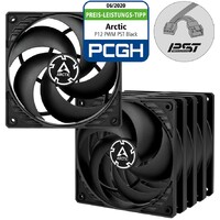 ARCTIC P12 PWM PST 5pack ACFAN00137A 120mm Black