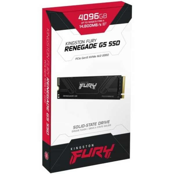 KINGSTON 4TB M.2 NVMe SFYR2S/4T0 FURY Renegade G5 