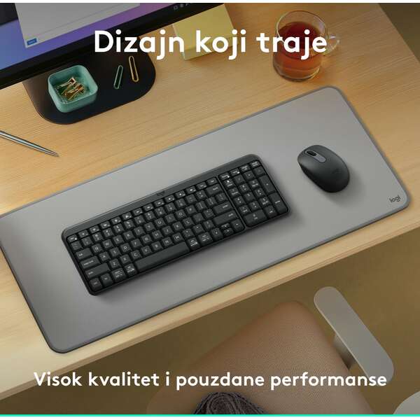 LOGITECH MK250 Graphite US 920-013519 Bezicna Tastatura + mis