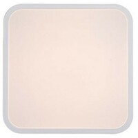 RABALUX Alenzo, LED plafonjera 24W, DIP Switch CCT 3000-6500K, 29x29cm, IP44,bela