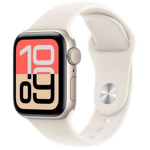 APPLE Watch SE 3 GPS 40mm Starlight Aluminium Case with Starlight Sport Band - S/M meh34rk/a