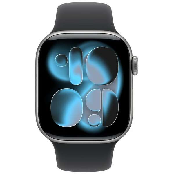 APPLE Watch S11 GPS 42mm Space Grey Aluminium Case with Black Sport Band - M/L meqx4rk/a