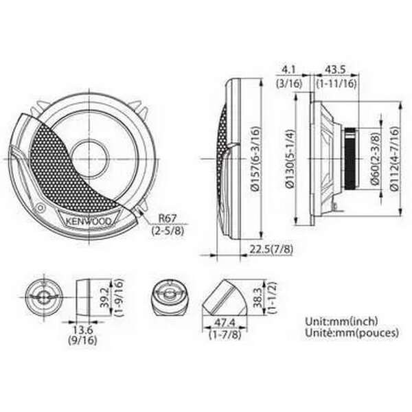 KENWOOD KFC-E130P
