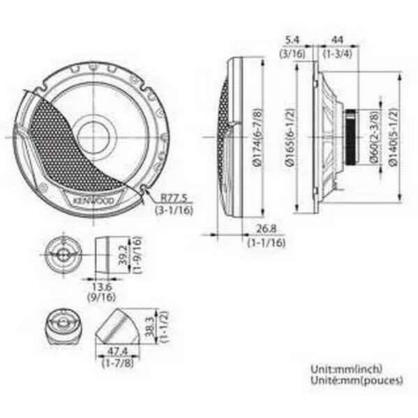 KENWOOD KFC-E170P