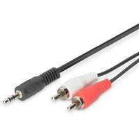 DIGITUS Audio kabl 2xcinc na 3.5mm 2.5m crni