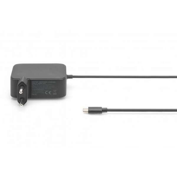 DIGITUS Univerzalni GaN USB-C punjac 100W 1.2m crni