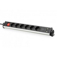DIGITUS Produzni kabl sa 6 uticnice +3 USB