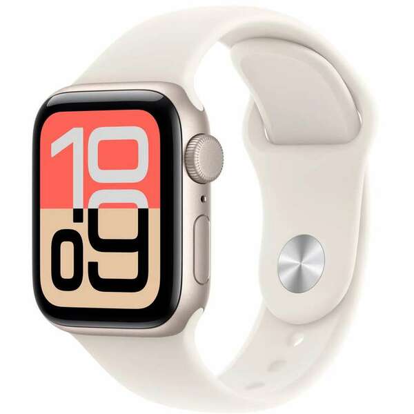 APPLE Watch SE 3 GPS 40mm Starlight Aluminium Case with Starlight Sport Band - M/L meh54rk/a