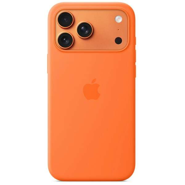 APPLE iPhone 17 Pro Max Silicone Case with MagSafe – Orange mgfl4zm/a