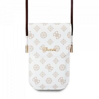 GUESS Leather Phone bag White