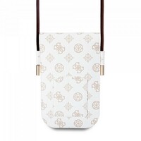 GUESS Leather Phone bag White