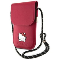 HELLO KITTY Leather Wallet Phone bag Red