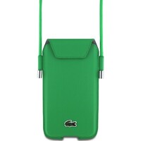 LACOSTE Leather Wallet Phone bag Green