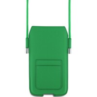 LACOSTE Leather Wallet Phone bag Green