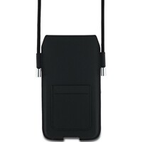 LACOSTE Leather Wallet Phone bag Black